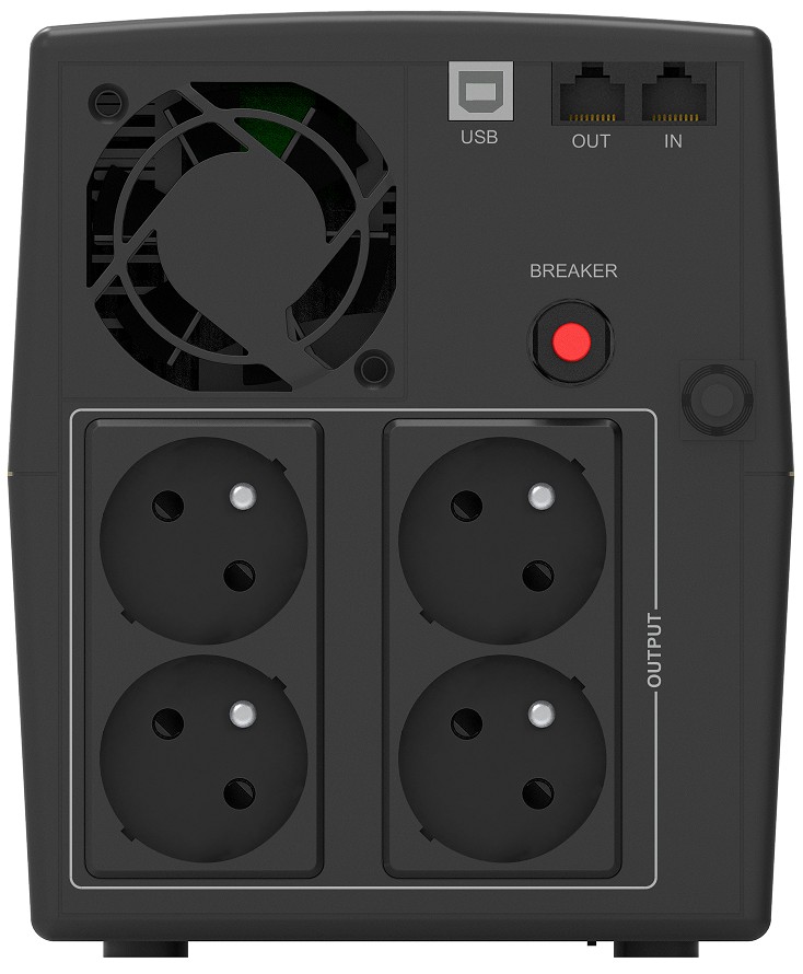 UPS Line-Interactive 2200VA z USB in RJ11/45 2