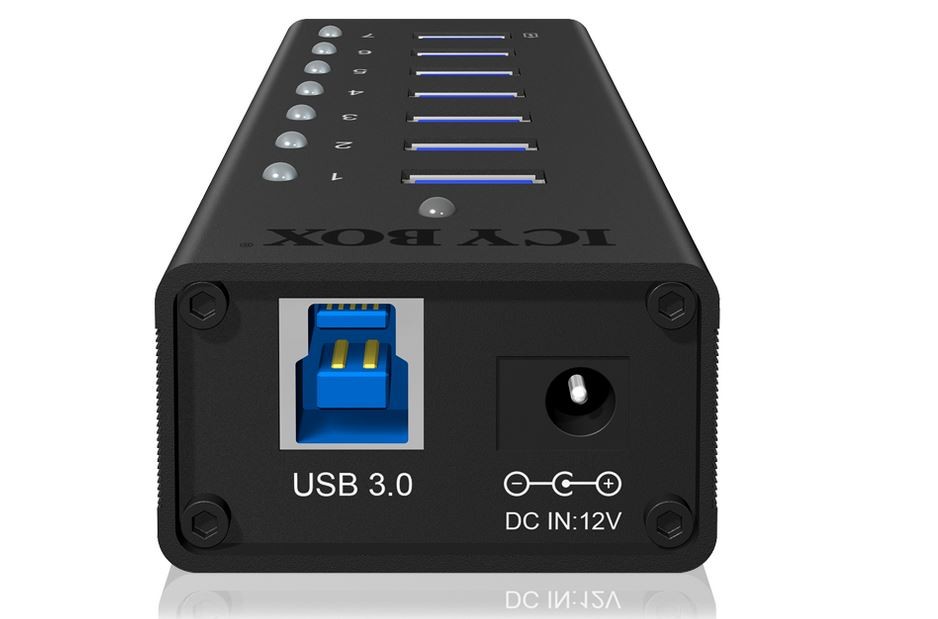 Aktivni 7-portni USB Hub IB-AC618 3