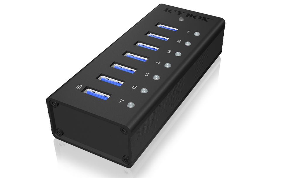 Aktivni 7-portni USB Hub IB-AC618 4