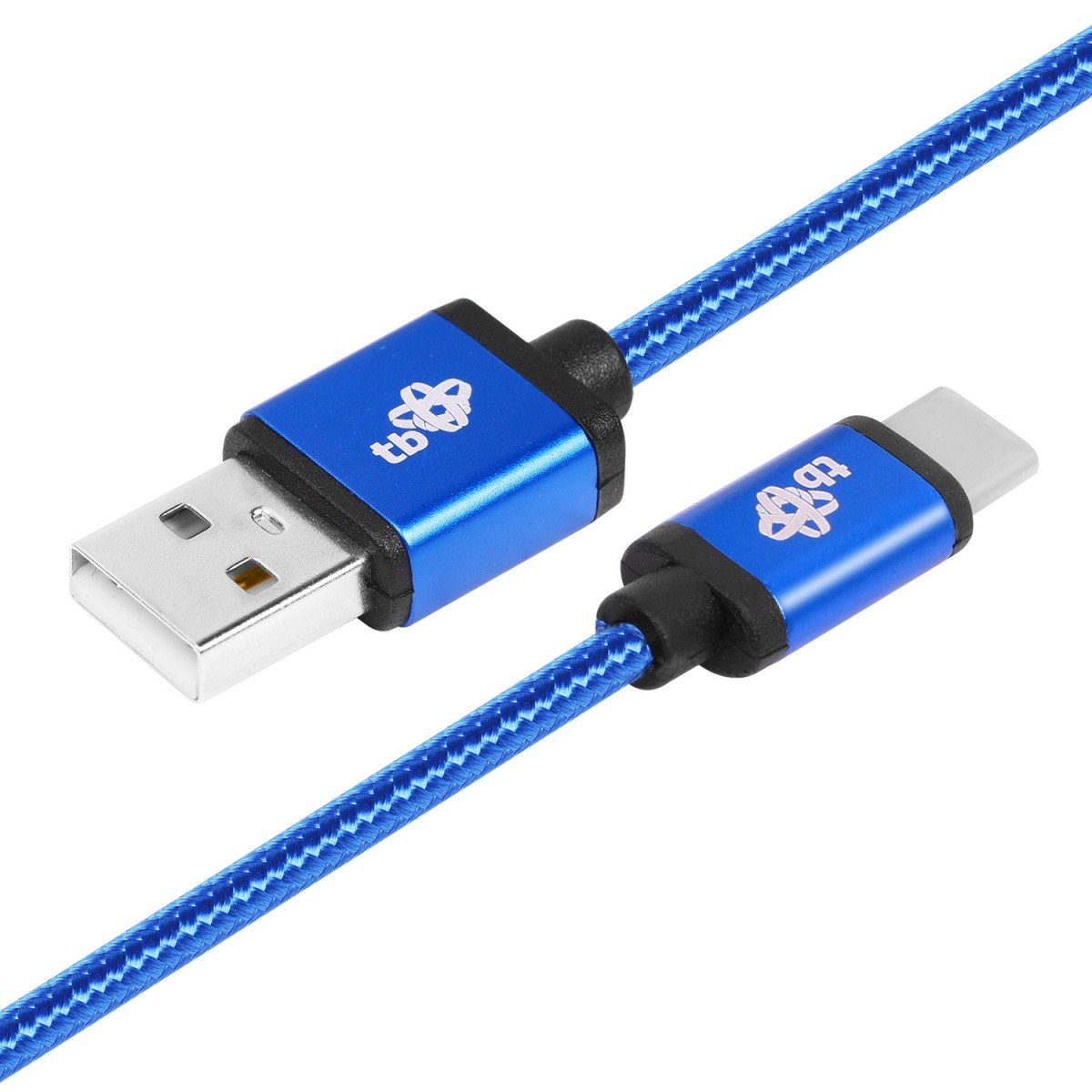 USB v USB-C kabel 1,5 m, modra vrvica