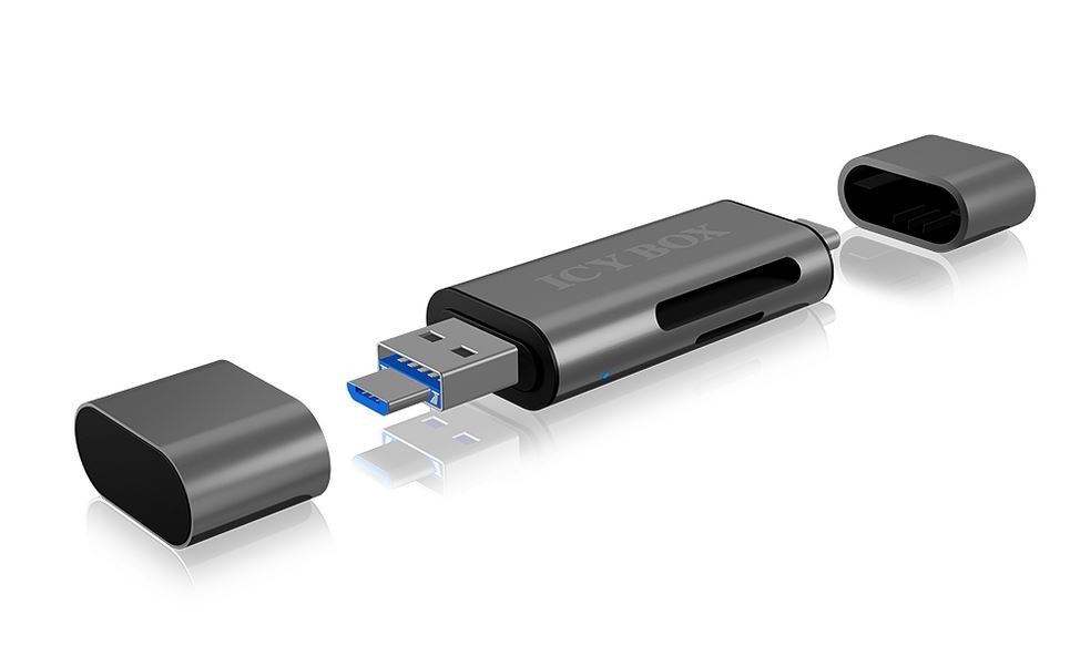 Bralnik kartic IB-CR200-C USB 2.0 Type-C, Type-A 3
