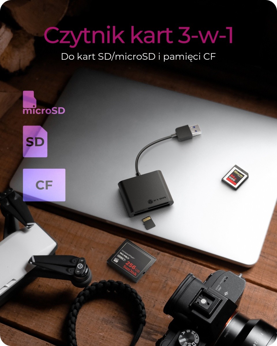Bralnik kartic IB-CR301-U3 USB 3.0 2
