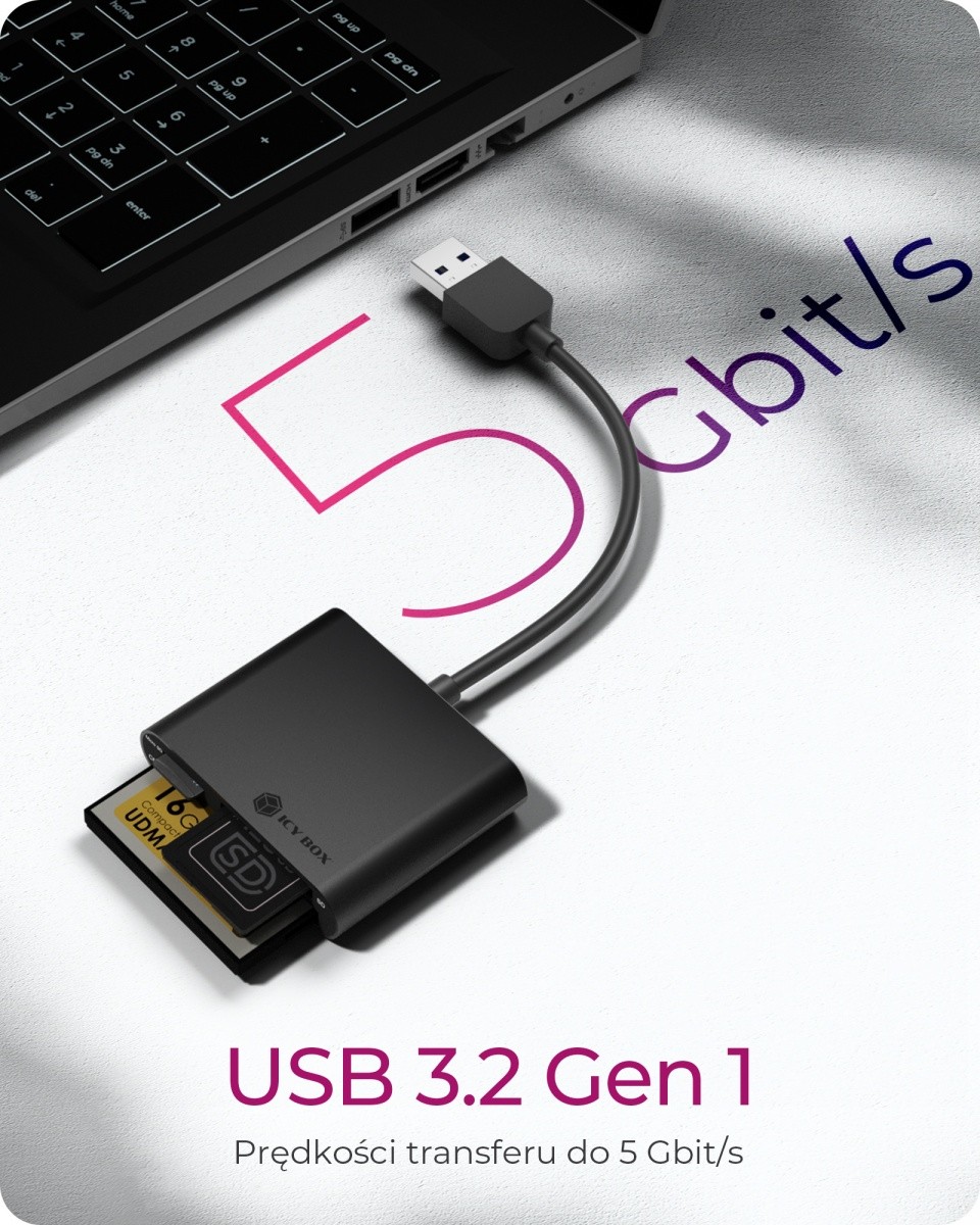 Bralnik kartic IB-CR301-U3 USB 3.0 6