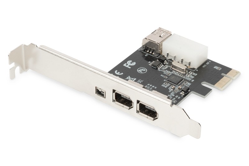 PCI-E Firewire (IEEE1394a) kontroler kartica, 2x zunanji, 1x Mini