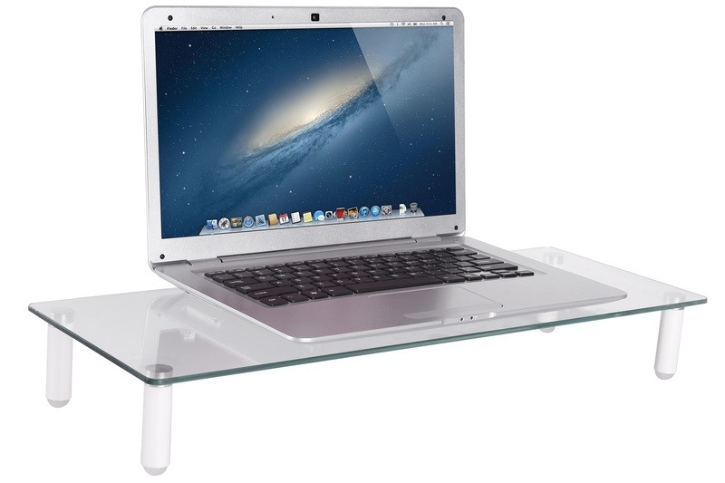 Podstavek za monitor, steklen, 56x21cm 2
