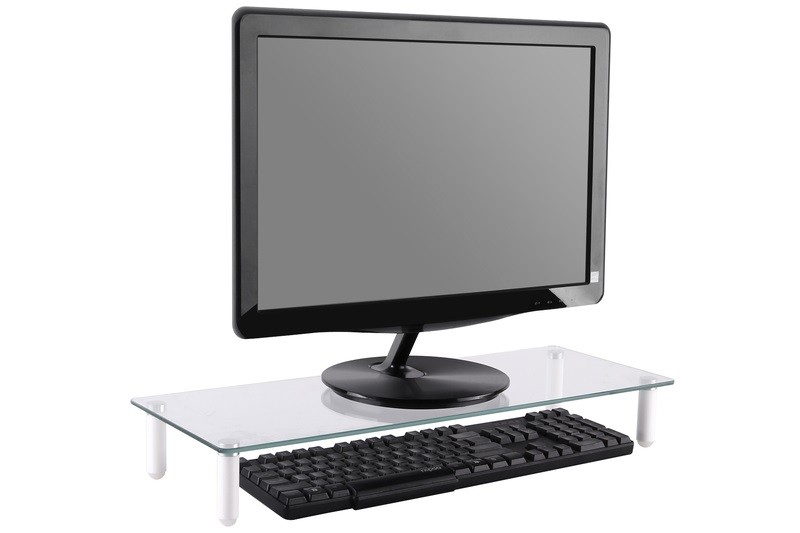 Podstavek za monitor, steklen, 56x21cm 3