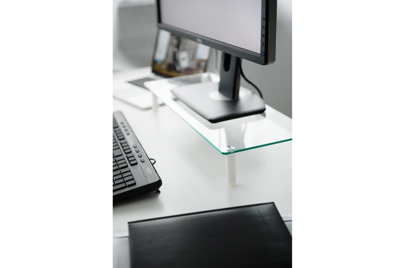 Podstavek za monitor, steklen, 56x21cm 6