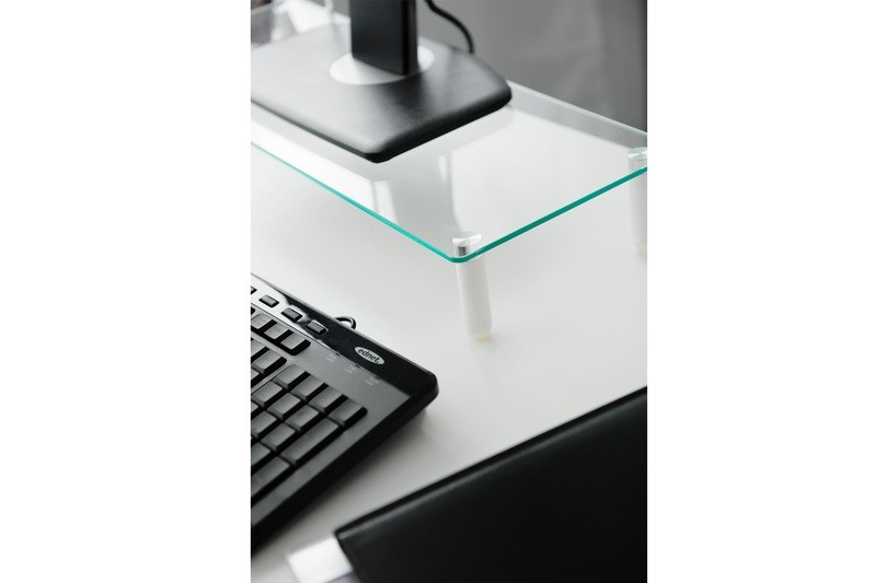 Podstavek za monitor, steklen, 56x21cm 8