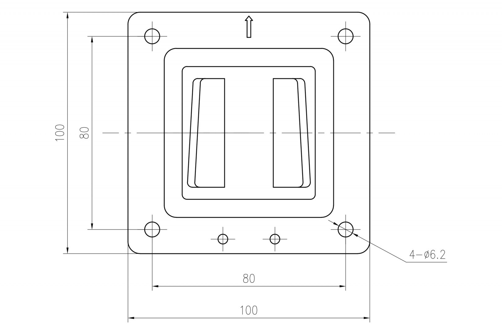 Stenski nosilec za monitor (LCD), max. 27", 18kg 8