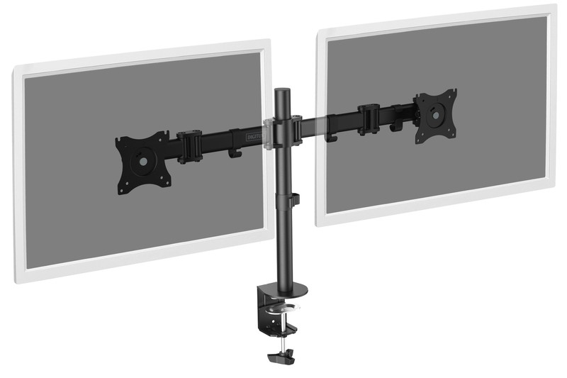 Dvojni namizni nosilec za monitor, max. 27", 8kg 2