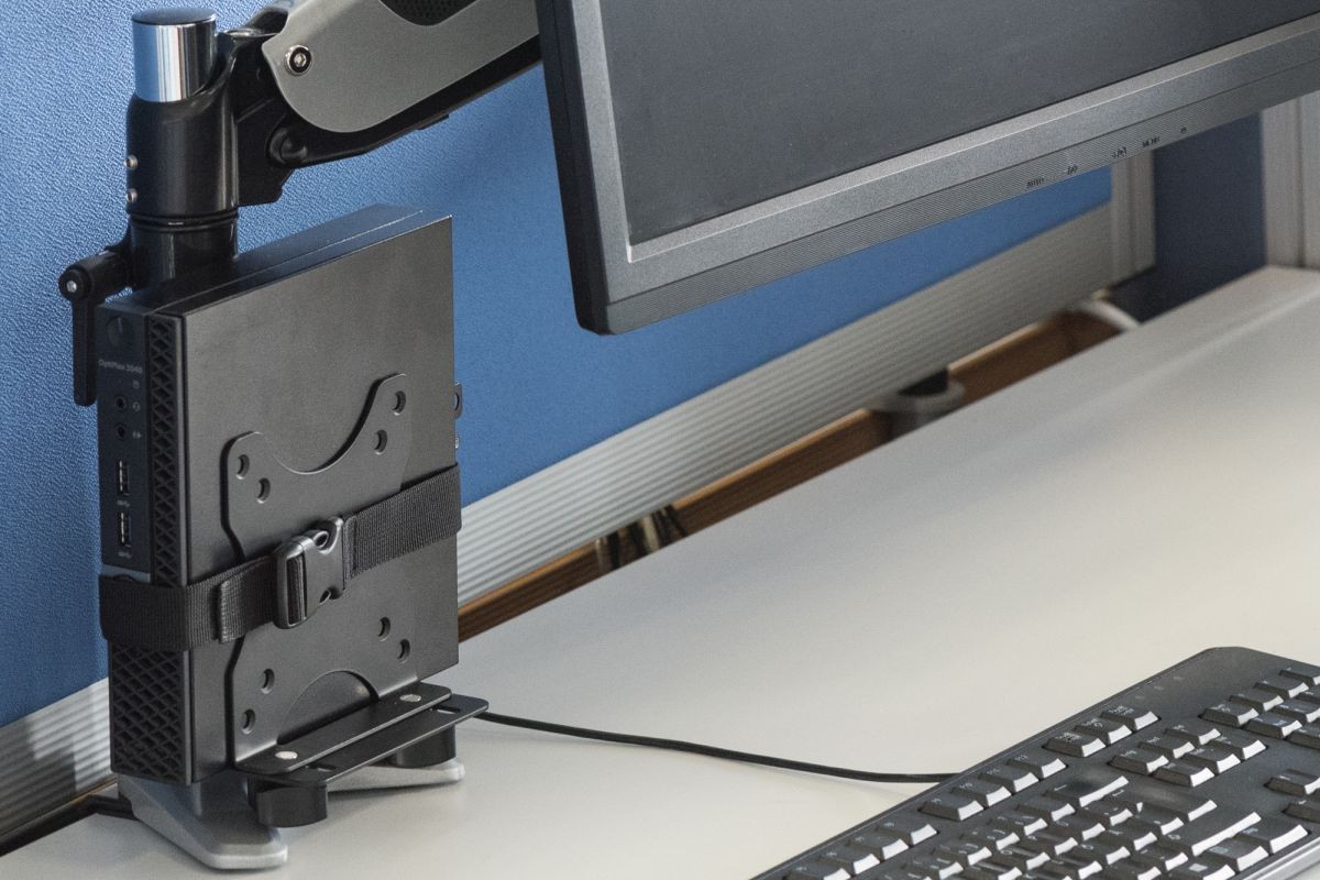 Nosilec za Mini PC za montažo za monitorjem, VESA 75/100mm 4
