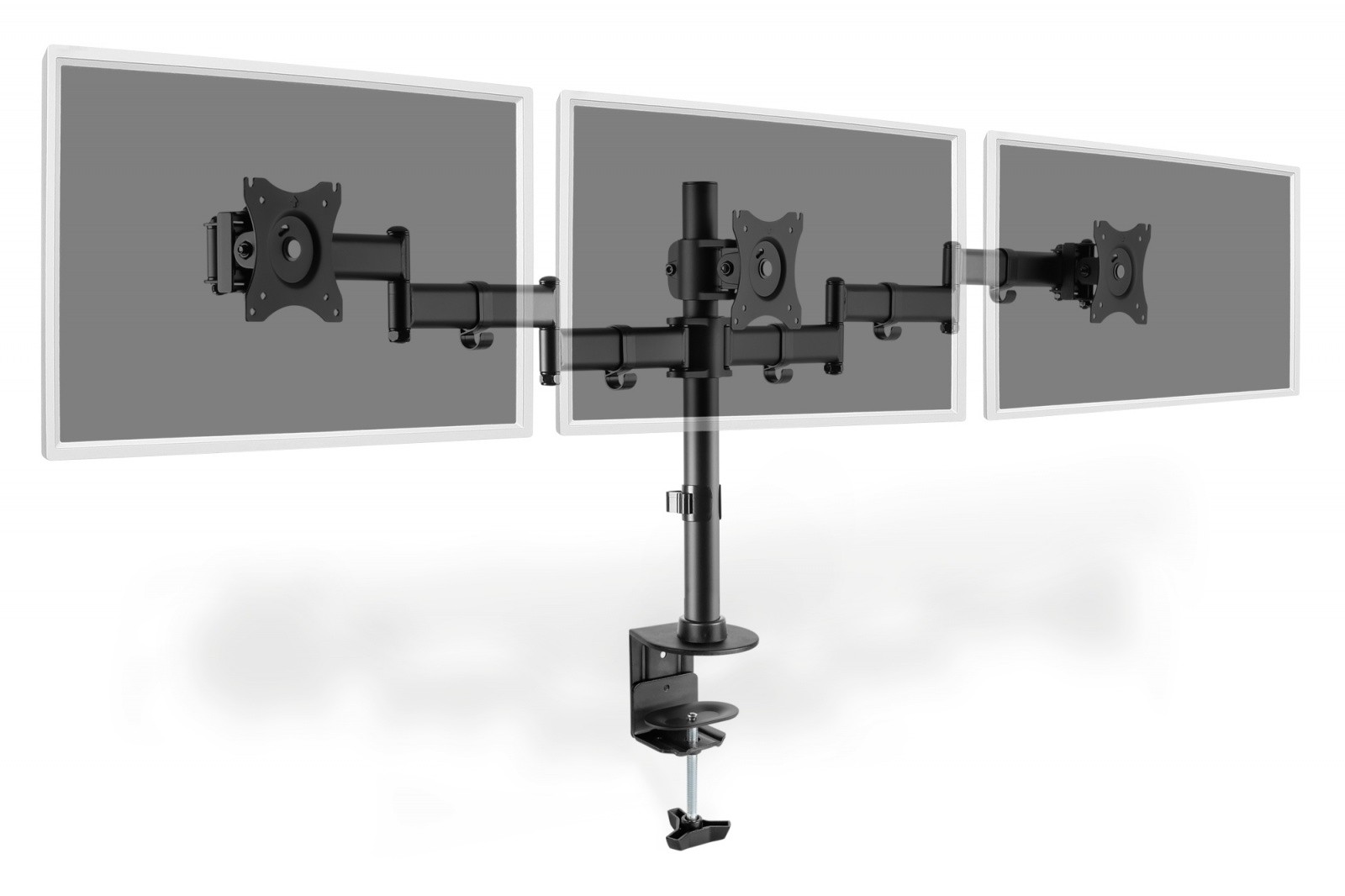 Trojni namizni nosilec za monitor, max. 27", 8kg 5