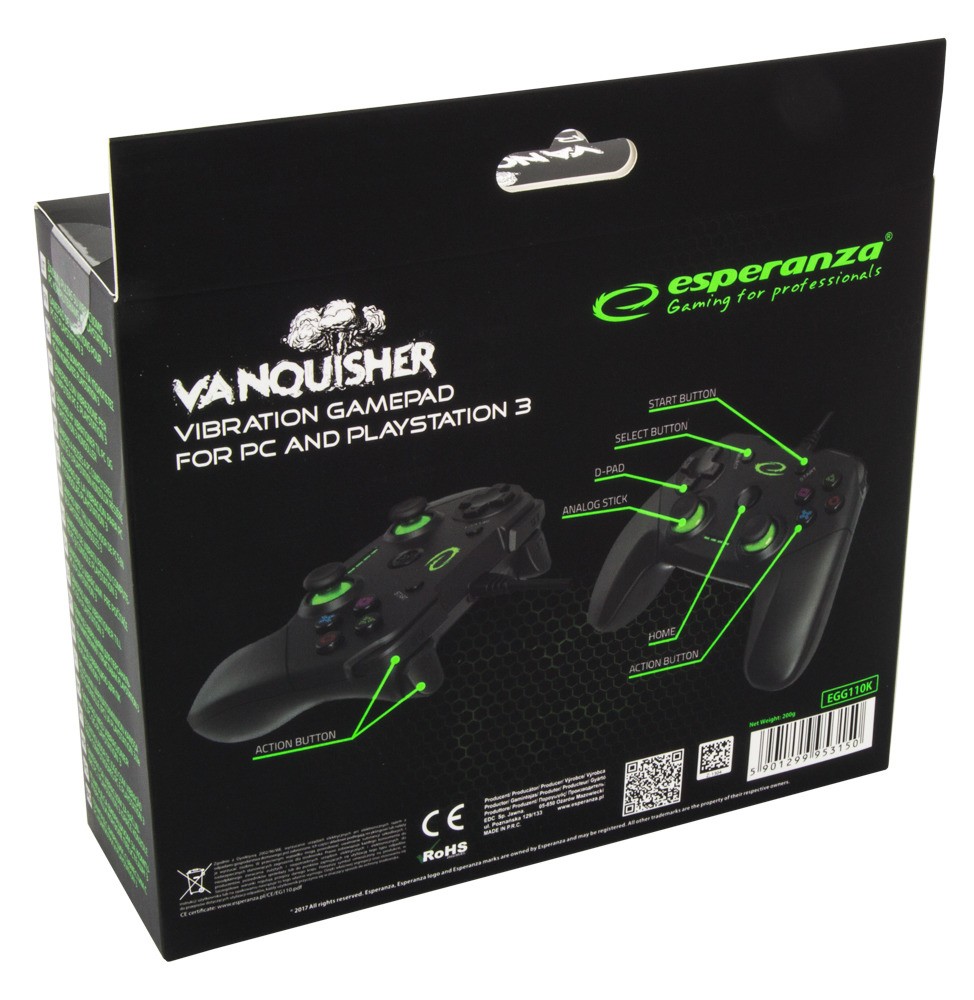 Gamepad za PC/PS 3, USB, Vanquisher 5