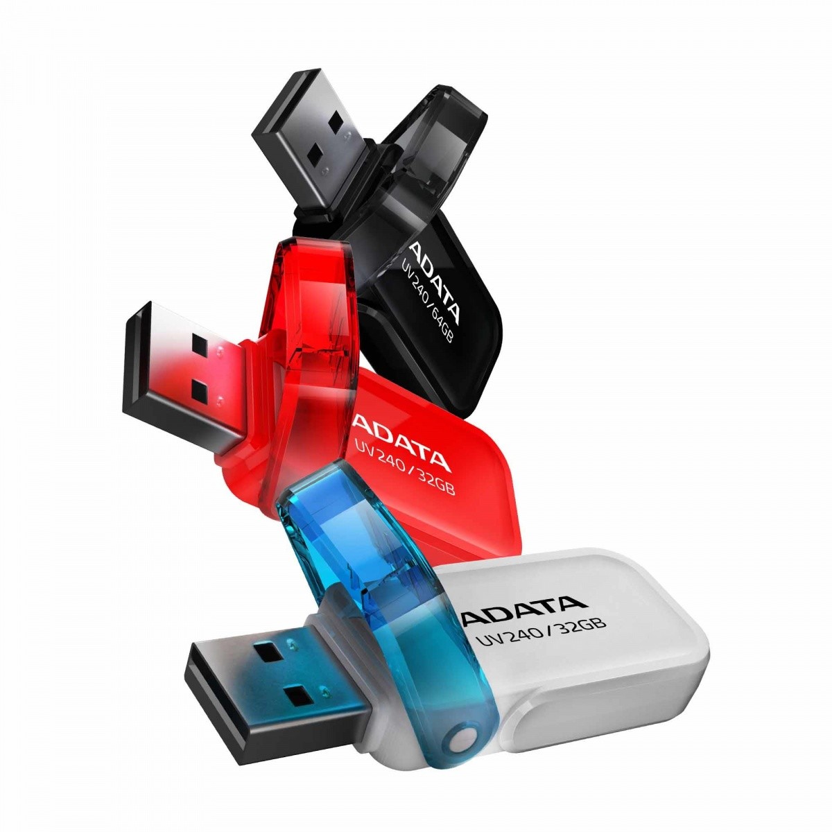 USB ključek Adata UV240, 64GB, USB 2.0, črn 4