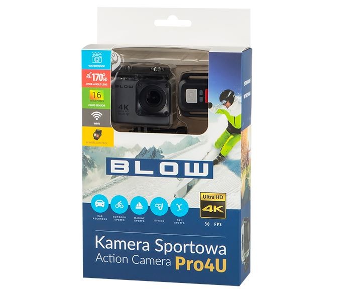 Akcijska kamera Pro4U 4K WiFi 4