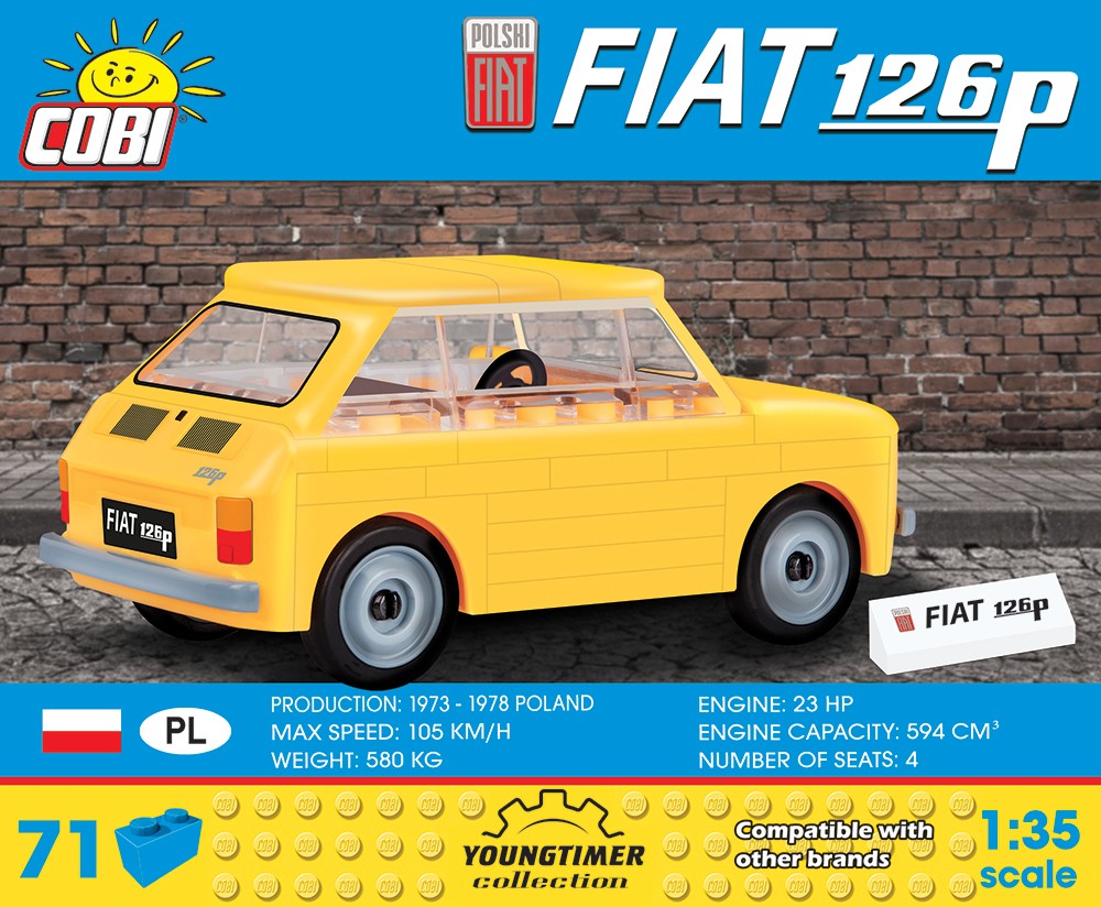 Cobi Kocki 126 el. poljski Fiat 126P 8