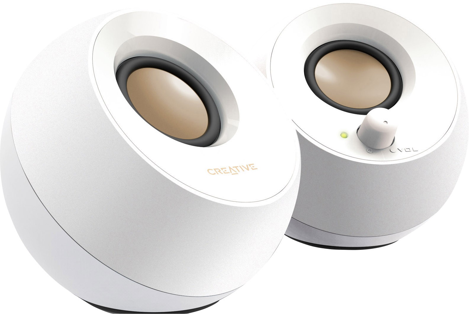 Zvočniki Pebble 2.0 USB, beli