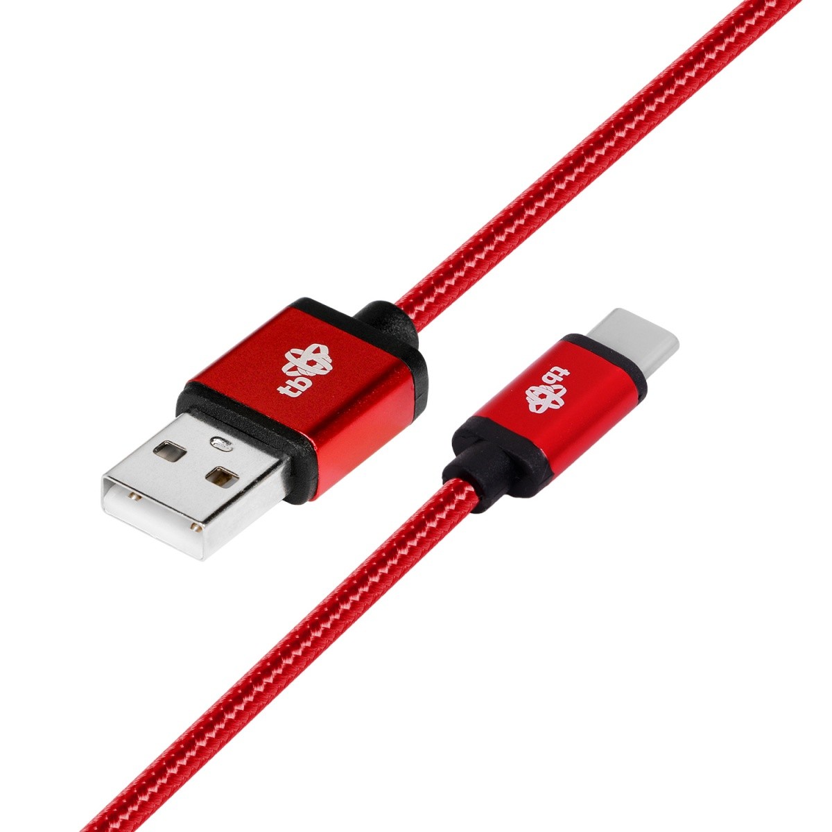 USB-C kabel TB, 1.5m, rubin rdeč 2