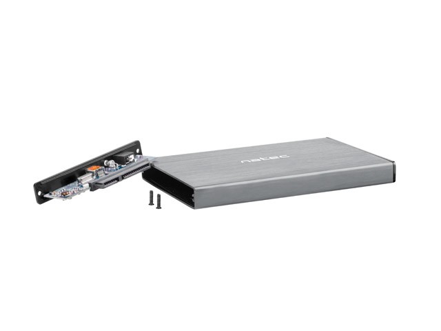Zunanji ovitek za HDD/SSD SATA Rhino Go 2,5", siva 4