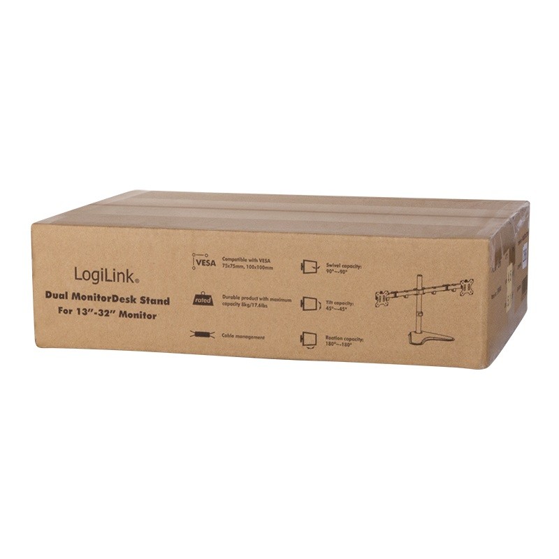 Stojalo za 2 monitorja 13-32", max. 8kg (na nosilec) 3