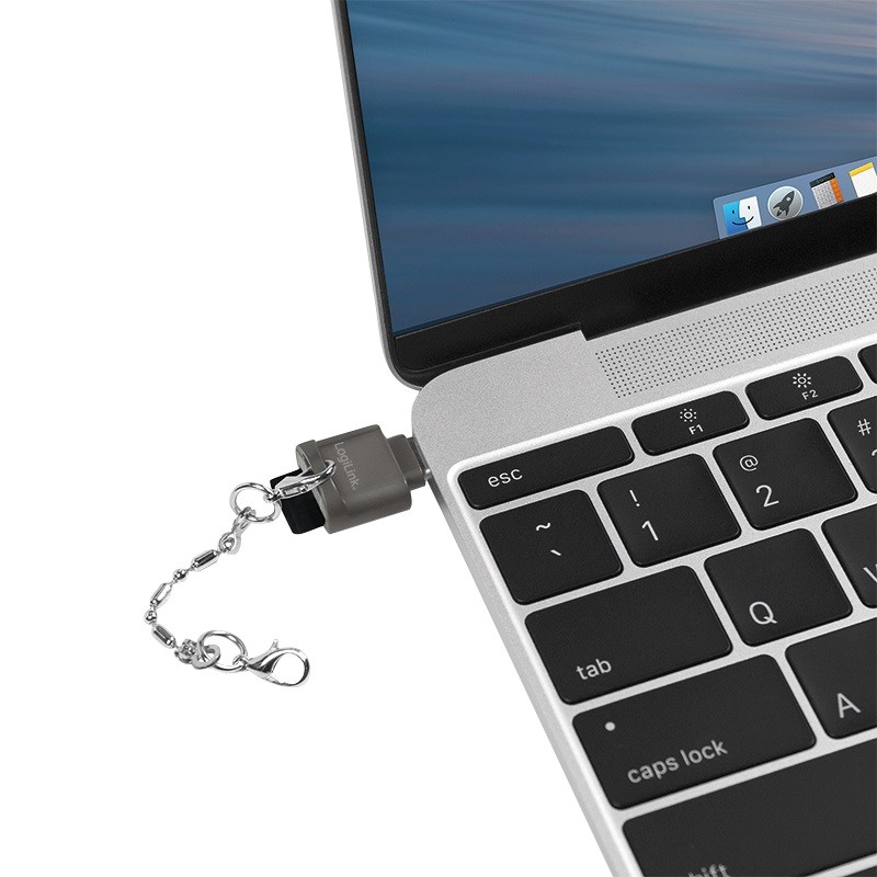 LogiLink čitalnik kartic microSD USB-C, obesek 4