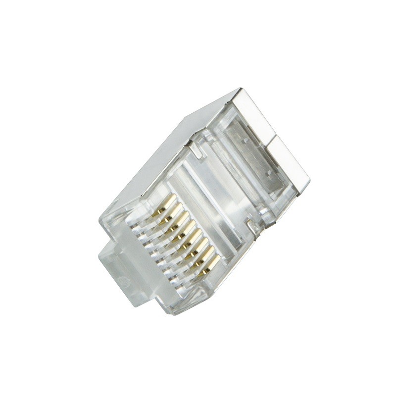 Konektorji RJ45 CAT.6, srebrni, 100 kosov 3