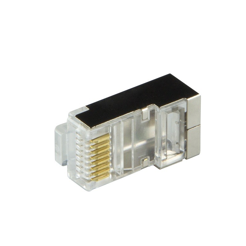 Konektorji RJ45 CAT.6, srebrni, 100 kosov 4