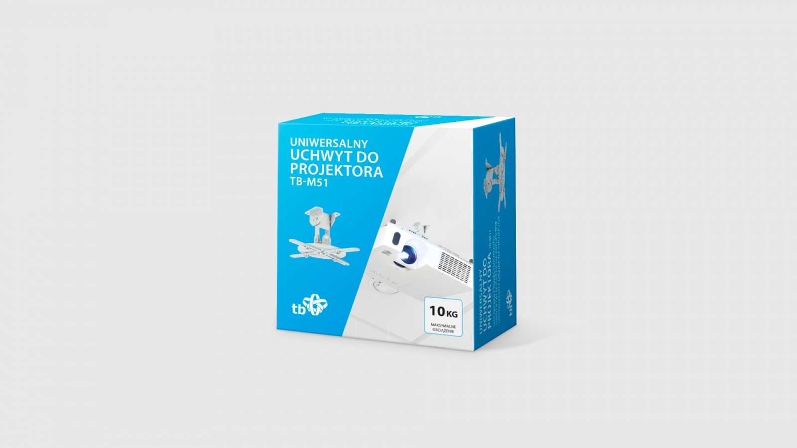 Stropni nosilec za projektor TB-M51, 10kg, 15,2cm 2