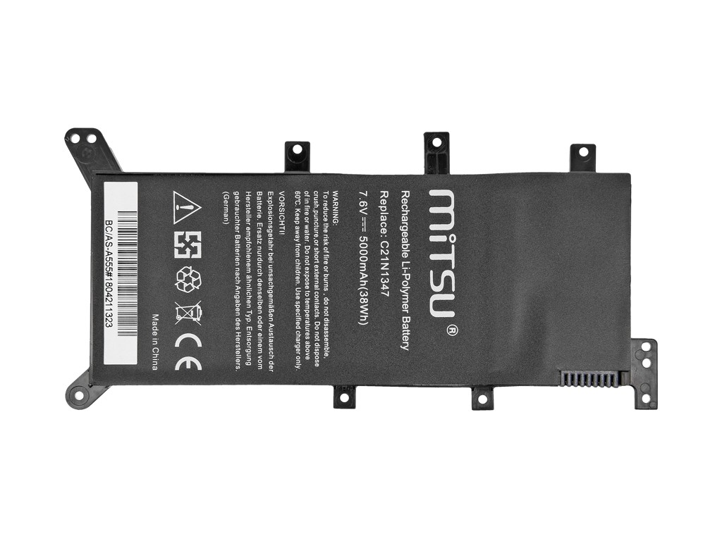 Baterija za Asus A555 F555 K555, 5000mAh 5