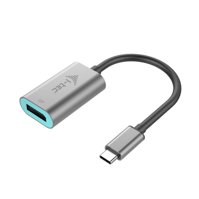 USB-C 3.1 Display Port adapter, 60 Hz, kovinski