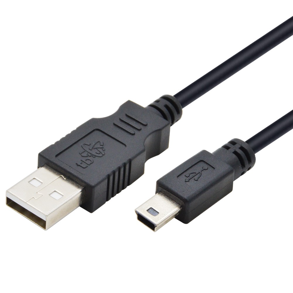 USB kabel - Mini USB, 1.8m, črn