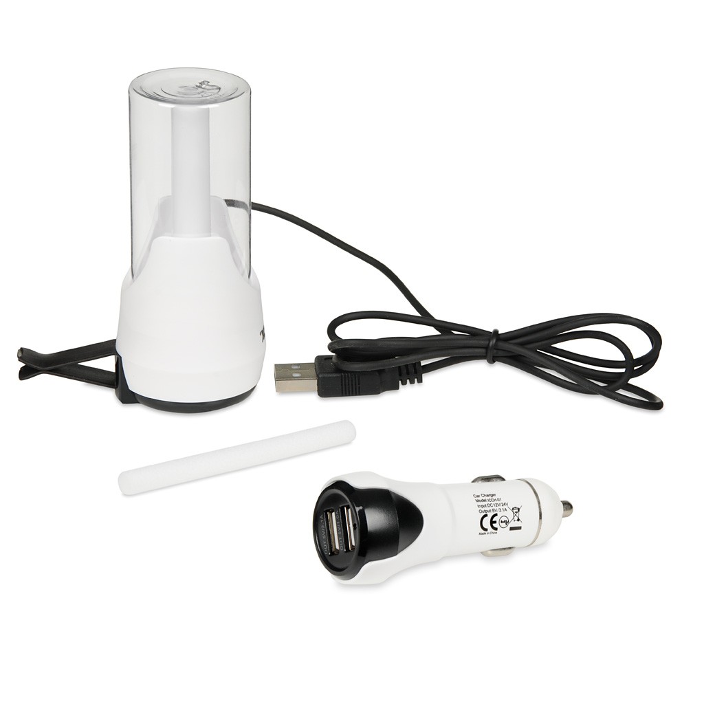 Avtomobilski USB polnilnik 2.1A + osvežilec zraka 7