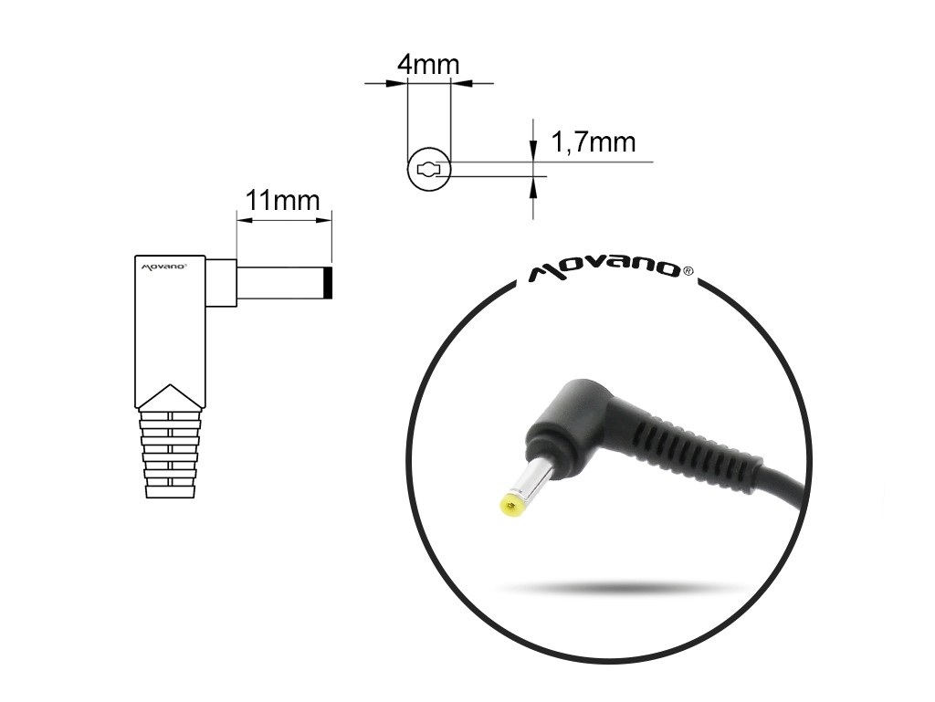 Napajalnik 20V 3.25A (4.0x1.7) za Lenovo 65W 3