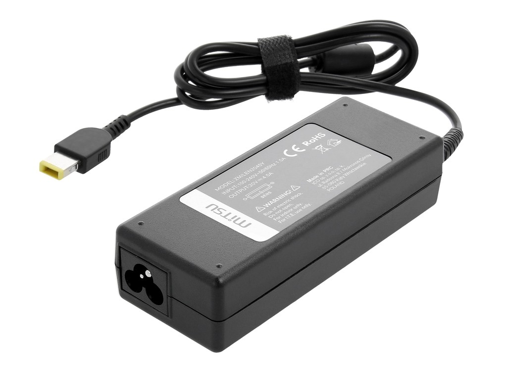 Napajalnik 20V 4.5A (pravokoten 11.0x4.5 pin - Yoga) za Lenovo 90W 2