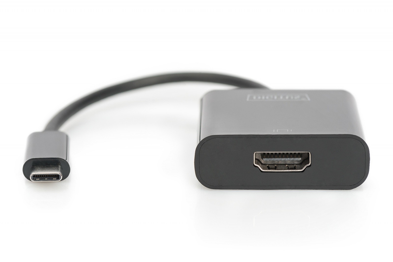 Adapter HDMI 4K na USB-C, z avdio, črn, 15 cm 2