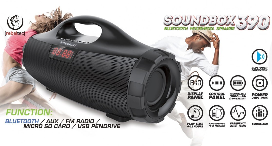 Bluetooth zvočnik SoundBox 390 2