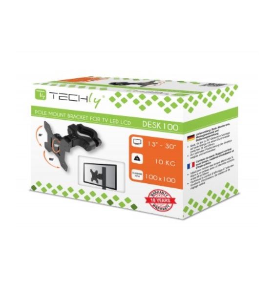 Stensko držalo za LED/LCD monitor, 13-30", 10kg, črno 2
