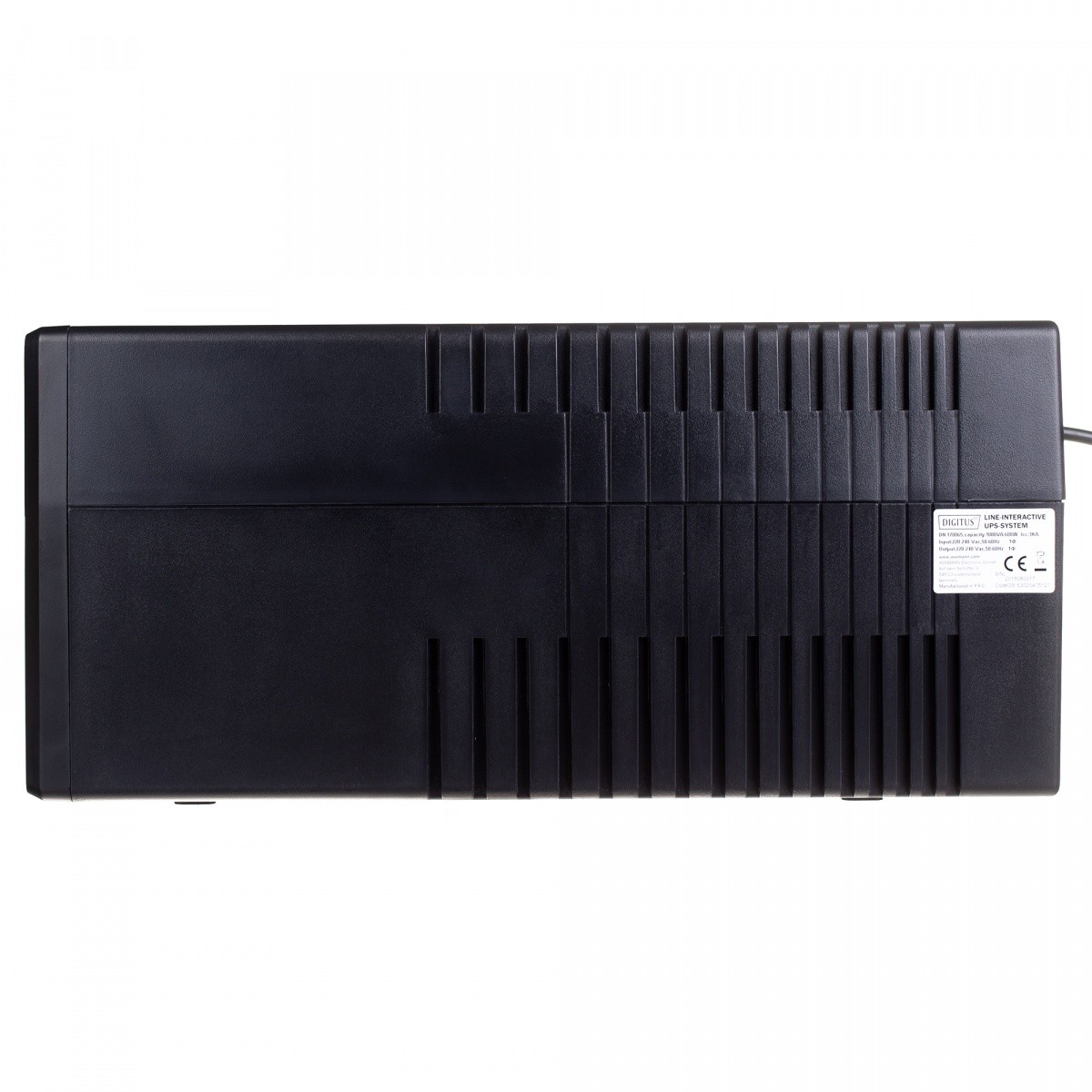 Digitus UPS Line-Interactive 1000VA/600W, AVR, 4xSCHUKO, USB, RS232, RJ45 3