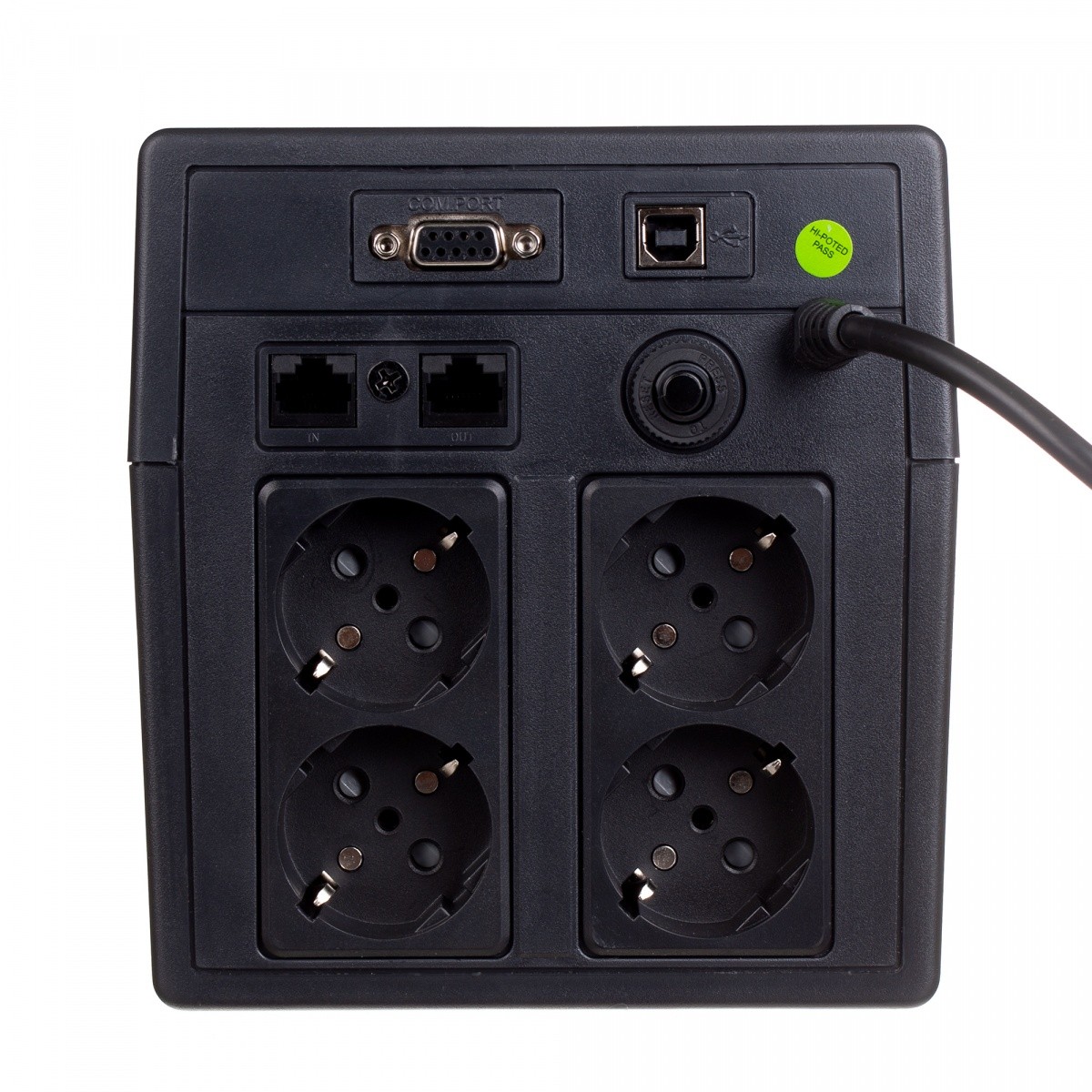Digitus UPS Line-Interactive 1000VA/600W, AVR, 4xSCHUKO, USB, RS232, RJ45 4