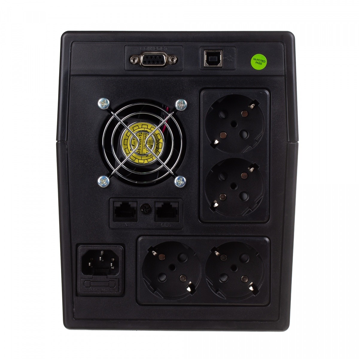 Digitus UPS Line-Interactive 1500VA/900W, AVR, 4xSCHUKO, USB, RS232, RJ45 4