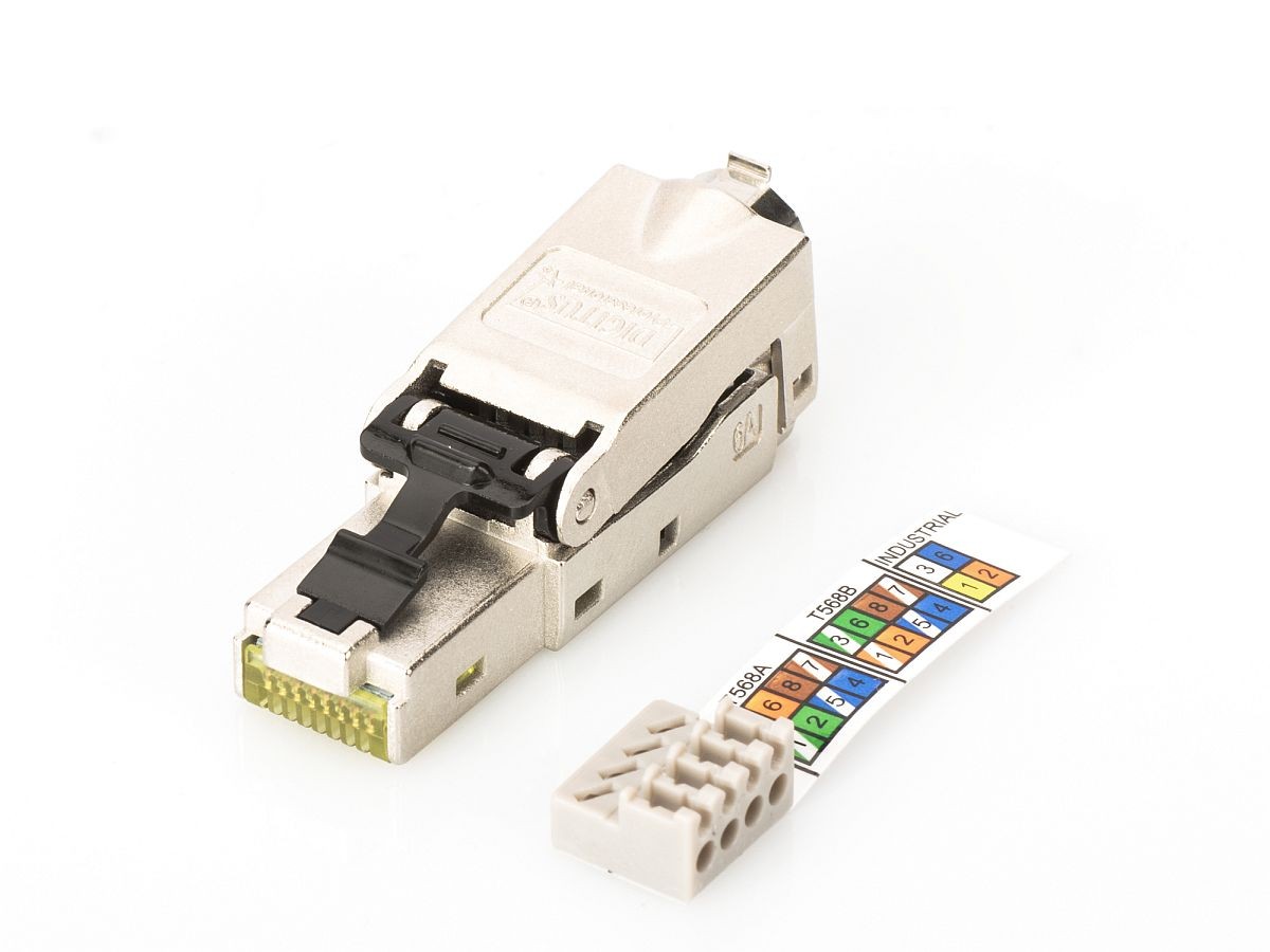 Digitus RJ45 Cat.6A PoE+ FTP Modularni Konektor, Kovinski