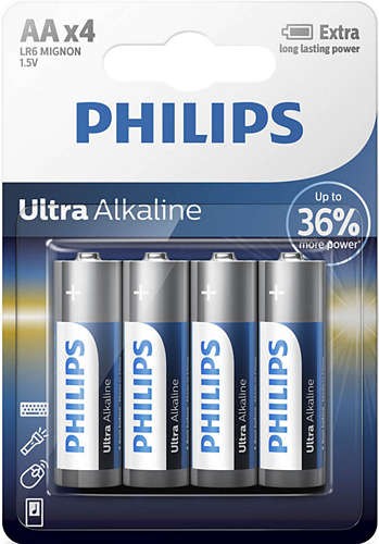 Baterije Ultra Alkaline AA, 4 kosov 2