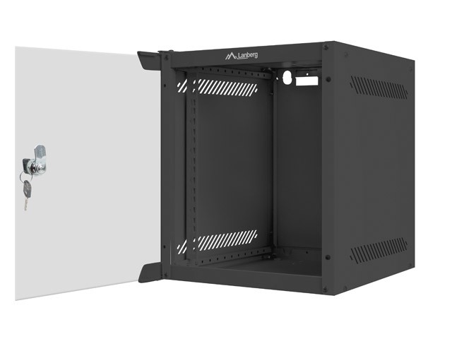 Omarica za montažo v stojalo 10" 6U, 280x310mm, črna 4