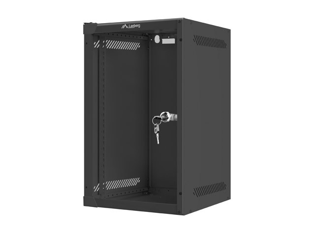 Omarica za montažo v stojalo 10" 9U, 280x310mm, črna 3