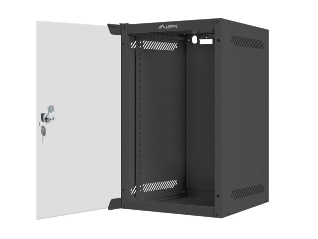 Omarica za montažo v stojalo 10" 9U, 280x310mm, črna 4