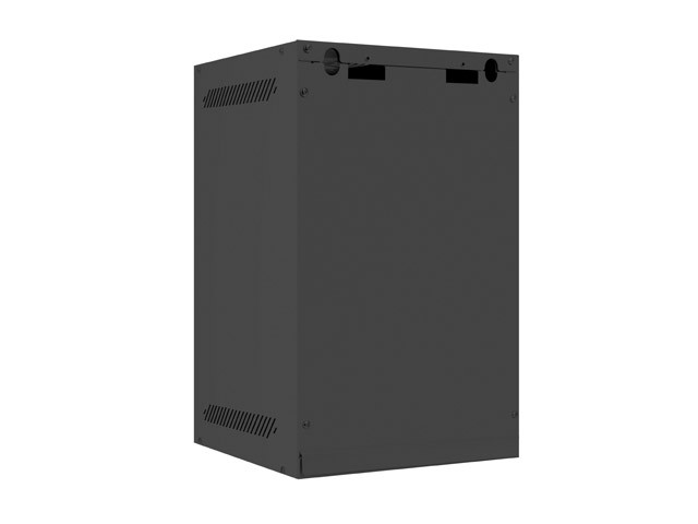 Omarica za montažo v stojalo 10" 9U, 280x310mm, črna 5