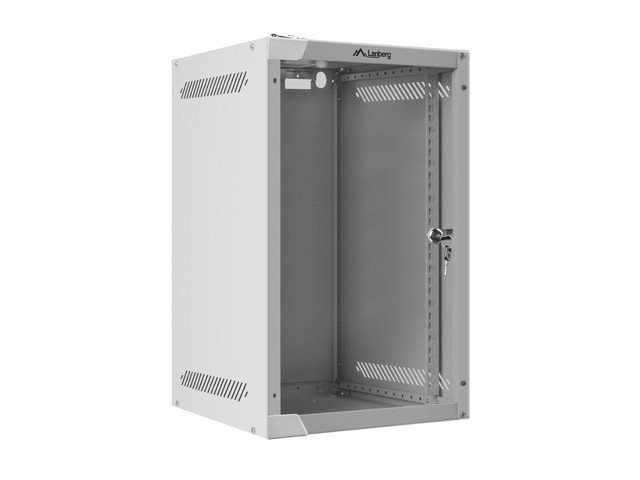 Stenska omara za omrežje, 9U, 900x600mm, siva