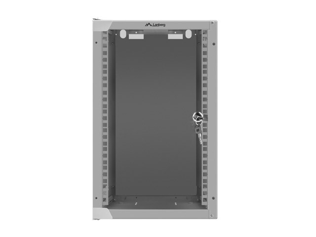 Stenska omara za omrežje, 9U, 900x600mm, siva 2