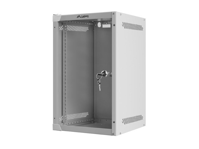 Stenska omara za omrežje, 9U, 900x600mm, siva 3