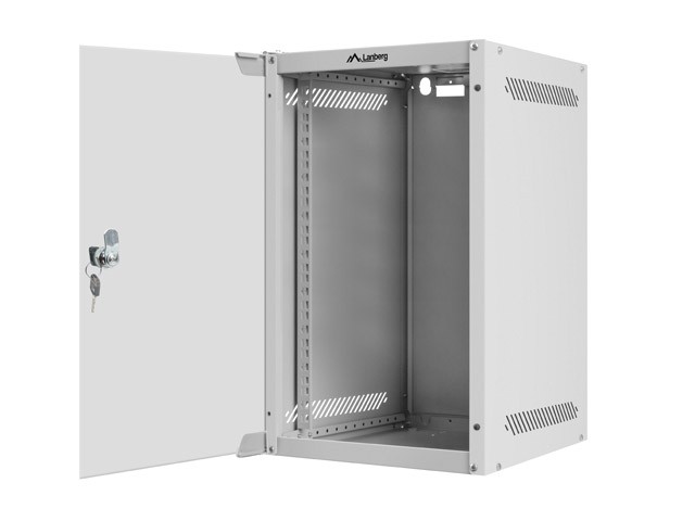 Stenska omara za omrežje, 9U, 900x600mm, siva 4